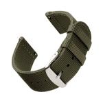 Archer Watch Straps - Premium Nylon Quick Release Watch Bands (Olive, 20mm)