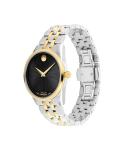 Movado Museum Classic Women's Automatic Watch, Stainless Steel Bracelet, Self-Winding Luxury Timepiece - Gift for Her - 33mm