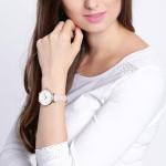 Fossil Women's Jacqueline Quartz Stainless Steel and Leather Watch, Rose Gold/Blush – Fossil Watches for Women