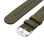 Archer Watch Straps - Premium Nylon Quick Release Watch Bands (Olive, 20mm)