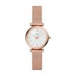Fossil Women's Watch, Carlie Quartz Stainless Steel Three-Hand Watch for Women
