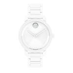 Movado Bold Evolution 2.0 Women's Watch - Swiss Quartz Movement, Ceramic Link Bracelet - 3 ATM Water Resistance - Luxury Fashion Timepiece for Her - 34mm