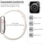 MARGE PLUS Slim Milanese Loop Compatible with Apple Watch Band for women 41mm 40mm 38mm 42mm 46mm 45mm 44mm, Stainless Steel Magnetic Mesh Strap work on iWatch Series 11 10 9 8 7 6 5 4 3 & SE 3 2 1