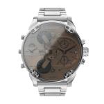 Diesel Mr. Daddy 2.0 Men's Watch, Stainless Steel Chronograph Sports Watch for Men, Color: Silver