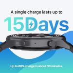 AI Chatgpt,Smart Watch for man,Translator Watch,Fitness Tracker with Heart Rate & Sleep Monitor,Answer/Make Call,AMOLED Touchsreen,Smartwatch for iPhone/Samsung/Android,50+Sport Modes,3ATM Waterproof