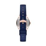 Fossil Women's Watch, Gilmore Three-Hand Blue Croco Leather Watch for Women