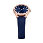 Fossil Women's Watch, Gilmore Three-Hand Blue Croco Leather Watch for Women