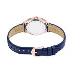 Fossil Women's Watch, Gilmore Three-Hand Blue Croco Leather Watch for Women