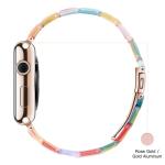 Light Apple Watch Band-Fashion Resin Apple Watch Series 10 Series 9 Series 8 band,iWacth Bands,Apple Watch Bands for Women,Compatible with Apple Watch Series 10 9 8 7 SE 6 5 4 3 2 1 Ultra 2 1-Rainbow, 38mm/40mm/41mm/42mm(Series 10)