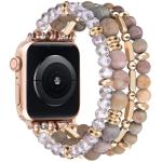 VISOOM Beaded Boho Bracelet Compatible for Apple Watch Band 40mm/38mm/41mm/42mm Iwatch Series 11 10 9 8 7 SE Series 6/5/4 Women Fashion Cute Handmade Crystal Beads Watch Strap for iPhone Bands 3/2/1