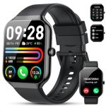 Smart Watch(Answer/Make Call BT5.4), 2026 New Smartwatch for Men Women, 1.96" HD Touch Fitness Watch with 110+ Sport Modes/Heart Rate/Sleep Monitor/Pedometer, IP68 Waterproof Fitness Activity Tracker