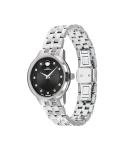 Movado 1881 Women's Watch - Swiss Automatic Movement, Stainless Steel Link Bracelet with Diamonds - 3 ATM Water Resistance - Luxury Fashion Timepiece for Her - 30mm