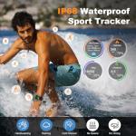 Smart Watch for Men Fitness Tracker: Smart Watches for Android Phones iPhone Bluetooth Waterproof Make Answer Call Digital Mens Watches Heart Rate Monitor Running Smartwatch Samsung Compatible