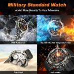 Smart Watch for Men Fitness Tracker: Smart Watches for Android Phones iPhone Bluetooth Waterproof Make Answer Call Digital Mens Watches Heart Rate Monitor Running Smartwatch Samsung Compatible