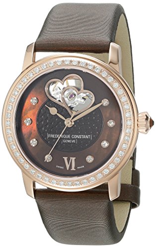 Frederique Constant Rose Gold Women's Heart Beat Watch