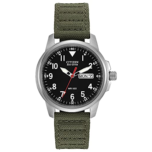 Citizen Eco-Drive Weekender Field Watch Black Dial