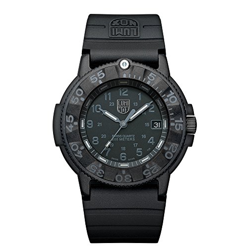Luminox Men's 3001.BO Quartz Black Dial Watch