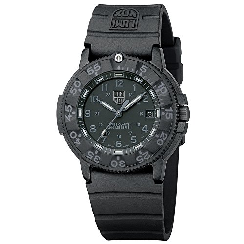 Luminox Men's 3001.BO Quartz Black Dial Watch