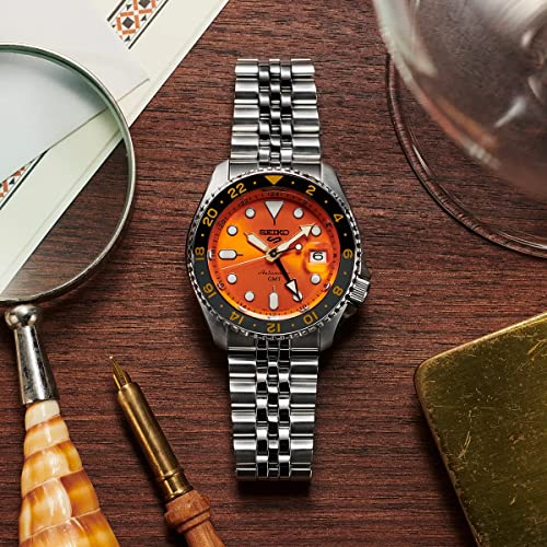 SEIKO 5 Sports GMT Automatic Men's Watch - Orange