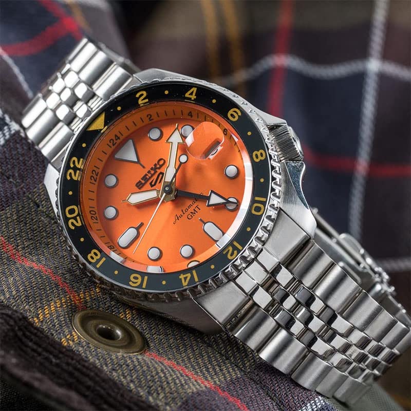SEIKO 5 Sports GMT Automatic Men's Watch - Orange