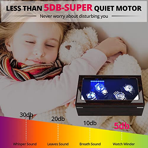 High End Watch Winder for 4 Automatic Watches