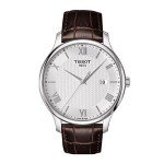 Tissot Men's Analog Quartz Watch with Leather Band