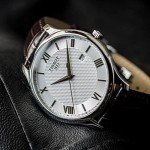 Tissot Men's Analog Quartz Watch with Leather Band
