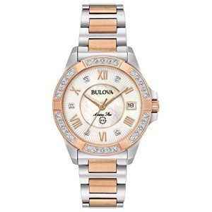 Bulova Women's Quartz Stainless Steel Watch 98R234