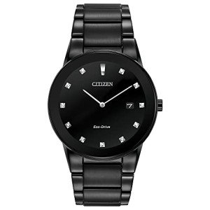 Citizen Eco-Drive Axiom Black Stainless Steel Watch