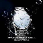 Seiko Presage Patterned Blue Dial Stainless Steel Watch