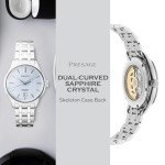 Seiko Presage Patterned Blue Dial Stainless Steel Watch