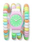 Swatch Women's Pink Dress Watch - Caramellissima S