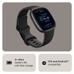 Fitbit Versa 4 Smart Fitness Watch - Black/Graphite