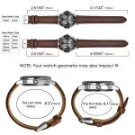 BISONSTRAP 20mm Vintage Brown Leather Watch Band