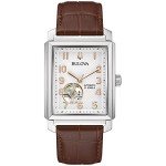 Bulova Men's Sutton Automatic Leather Strap Watch