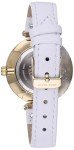 Anne Klein Gold-Tone White Leather Strap Watch