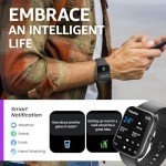 TOZO 2024 Smart Watch: Fitness Tracker & Calls