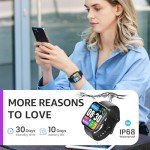 TOZO 2024 Smart Watch: Fitness Tracker & Calls