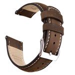 Ritche Quick Release Leather Watch Band - Saddle Brown