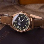 Ritche Quick Release Leather Watch Band - Saddle Brown