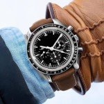 Ritche Quick Release Leather Watch Band - Saddle Brown