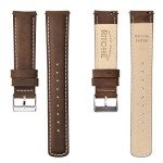 Ritche Quick Release Leather Watch Band - Saddle Brown