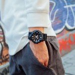 Casio Men's Quartz Black Sports Watch GA-700-1BCR