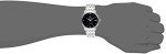 Omega Swiss Automatic Men's Silver Watch with Black Band