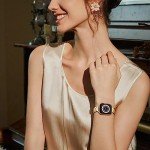 STIROLL Gold Metal Band for Apple Watch