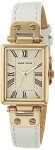 Anne Klein Women's White Leather Strap Watch