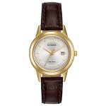Citizen Eco-Drive Ladies' Classic Leather Watch