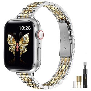 MioHHR Slim Metal Band for Apple Watch