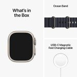 Apple Watch Ultra 49mm Titanium Case with Ocean Band