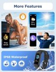 Cloudpoem Waterproof Fitness Tracker with Heart Rate Monitor